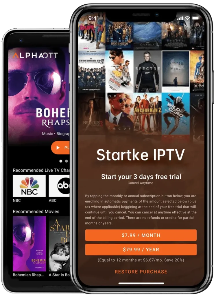 startke iptv included 17000 live channels, 9000 vods 26000 series, no matter you need news, sport, music,ppv, and other pay subscription, we always have what you need